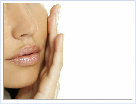 Collagen lip injection